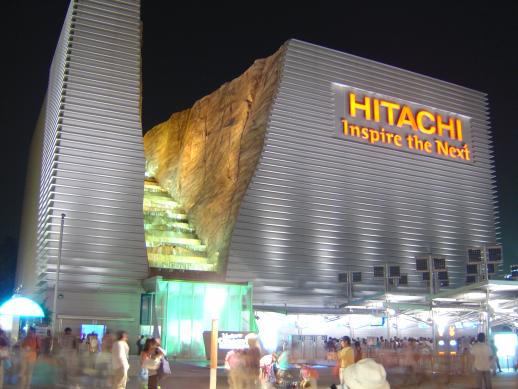 日立パビリオン夜景
